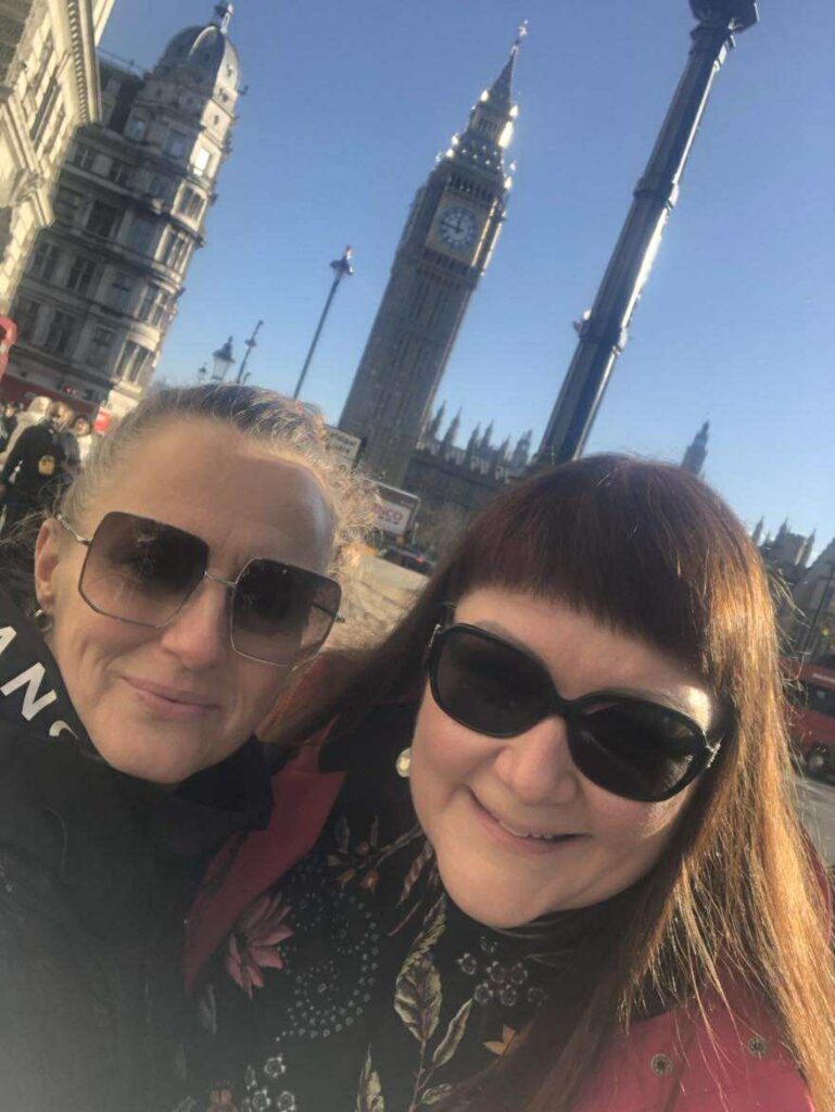 Anna och AnnaLena Big Ben
