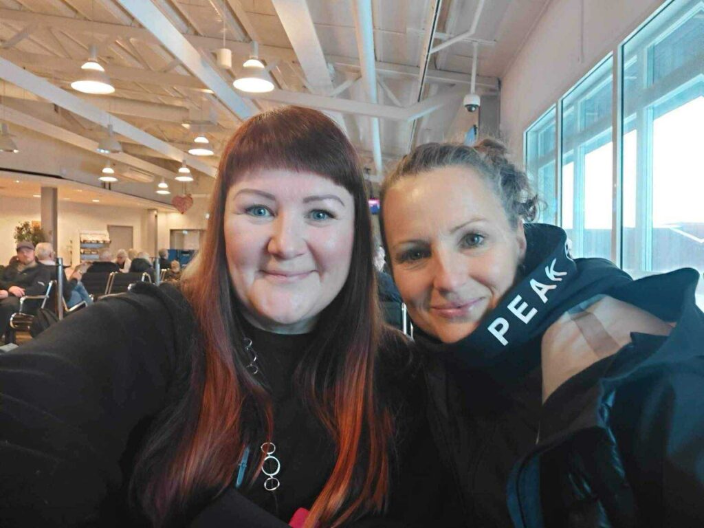 Anna och AnnaLena pa kallax