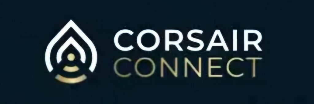 ny corsairconnect svart och guld