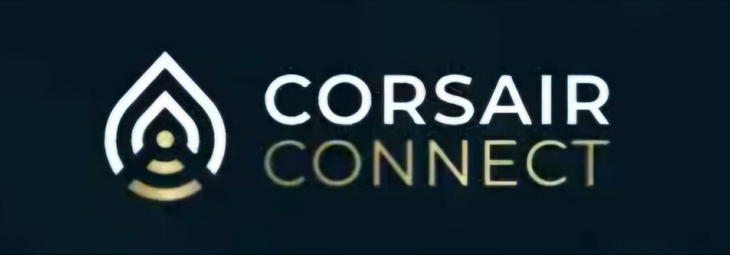 ny corsairconnect svart och guld
